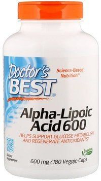 Doctor's Best Best Alpha-Lipoic Acid 600 mg 180 Veggie Caps Альфа-липоевая кислота 537964 фото