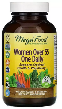 MegaFood Women Over 55 One Daily Мультивітаміни для жінок 55+ 90 таблеток 1116280 фото