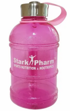 Бутылка для воды Stark Pharm Sport Nutrition Nootropics 1000ml Pink 1032671 фото