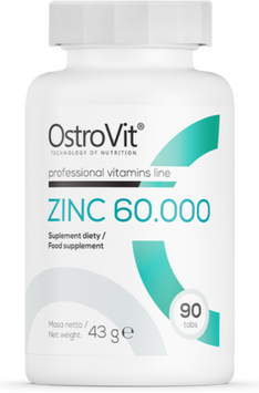 OstroVit Zinc 60.000 Цинк 90 таблеток 1072907 фото