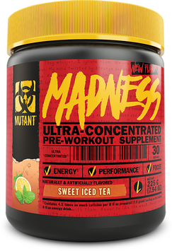 Mutant Madness 225 g / 30 servings / Sweet Iced Tea 690587 фото