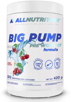 Передтренувальний комплекс Allnutrition Big Pump Pre Workaut Formula 420 g / 30 servings / Cherry 1106162 фото