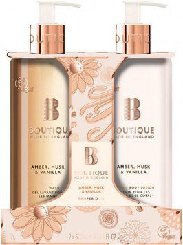 Grace Cole Amber, Musk & Vanilla Hand Care Duo Набор для женщин 500+500 ml 736913 фото