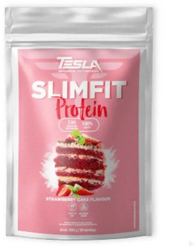 Протеїн Tesla Nutrition Slimfit Protein 900 g / 30 servings / Strawberry 1038891 фото