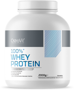 Протеїн OstroVit 100% Whey Protein 2000 g / 66 servings / tiramisu 1161110 фото