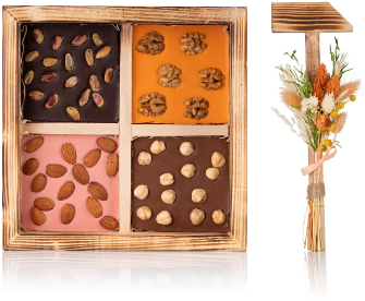 Шоколад органический Laviva Chocolate "Hammer mix" Organic Chocolate set 600 г (UA-0004) 1381032 фото