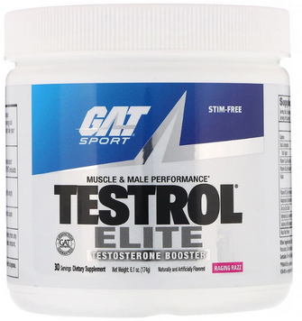 Бустер тестостерону GAT Testrol Elite 174 g / 30 servings / Raging Razz 817051 фото