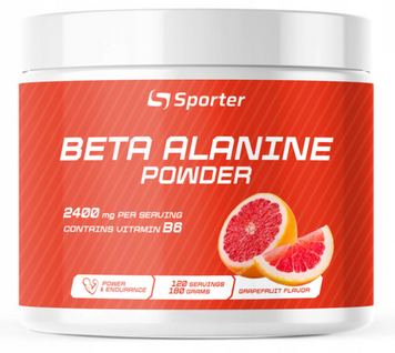 Амінокислота для спорту Sporter Beta-Alanine Powder 180 g/40 servings/grapefruit 1030937 фото