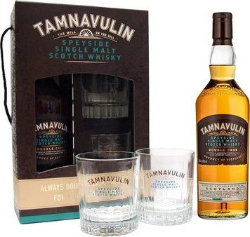 Віскі Tamnavulin Double Cask 40% + 2 келихи 0.7 л (4820196540199) 1345851 фото
