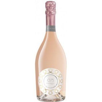Ігристе вино Piera Martellozzo 075 Carati Millesimato Rose Extra Dry Veneto DOC, рожеве сухе, 0.75л 11% (PRV8000468594457) 1218825 фото
