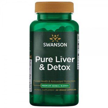 Swanson Ultra Pure Liver and Detox Добавка для підтримки і детоксикації печінки 60 веганських капсул 776401 фото