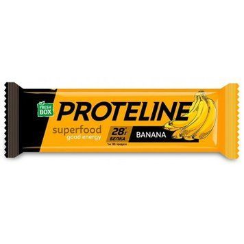 Протеиновый батончик Monsters Fresh Box ProteLine 24x40 g Banan 865558 фото