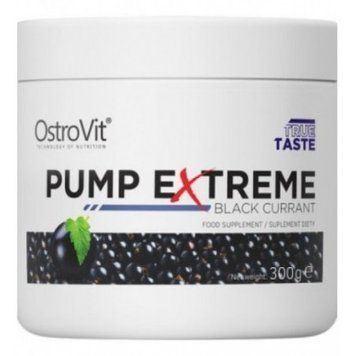 Передтренувальний комплекс OstroVit Pump Extreme 300 g/30 servings/black currant 999023 фото