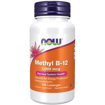 Now Foods Methyl B-12 1000mcg - 100 lozenges 1454293 фото