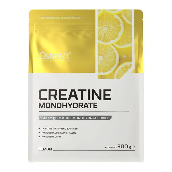 Креатин OstroVit Creatine Monohydrate 300 g /120 servings/ Lemon 391289 фото