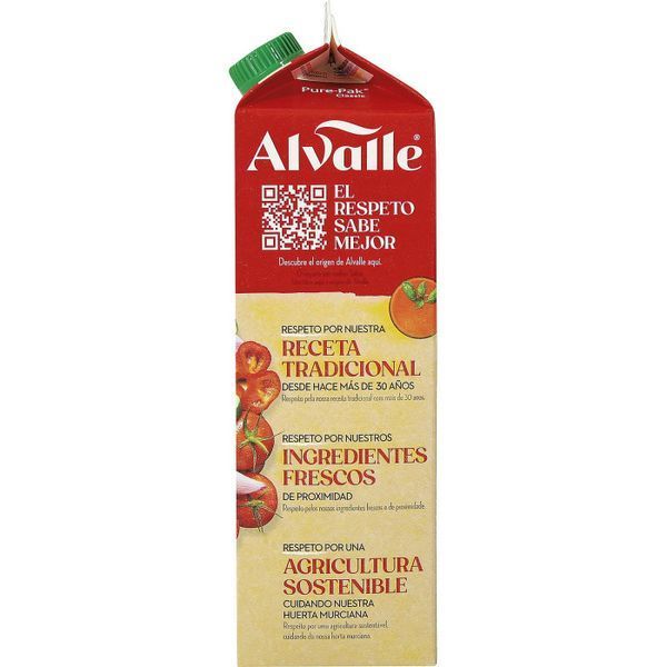 Суп Гаспачо Alvalle GAZPACHO ORIGINAL 1л 1456293 фото