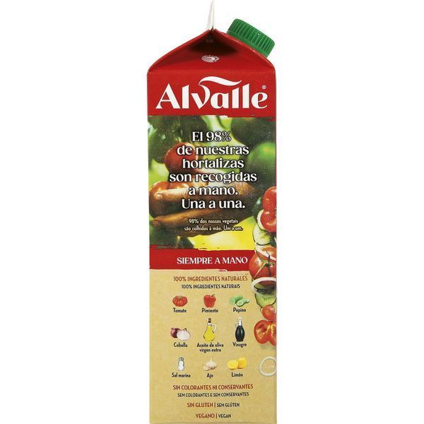 Суп Гаспачо Alvalle GAZPACHO ORIGINAL 1л 1456293 фото