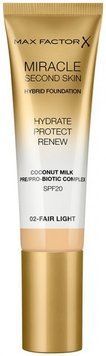 Max Factor Miracle Second Skin №02 Fair Light Тональна основа 30 ml 877275 фото