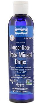 Trace Minerals Research ConcenTrace, Trace Mineral Drops, 8 fl oz (237 ml) (TMR-00005) 682229 фото