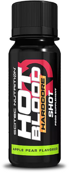 Енергетик Scitec Nutrition Hot Blood Hardcore Shot 20х60 ml/apple pear 1161150 фото