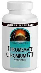 Source Naturals Chromemate Chromium GTF Yeast-Free, 200 mcg, 240 Tab 417320 фото