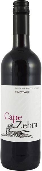 Вино Cape Zebra Pinotage сухое красное 0.75 л (Кейп Зебра Пинотаж) 1149319 фото