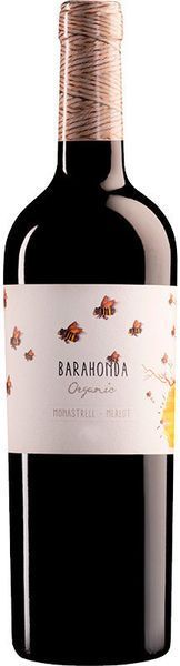 Вино Barahonda Organic "Monastrell-Merlot" червоне 0.75 л (WHS8437015640303) 819118 фото