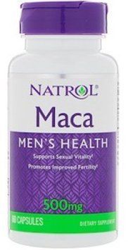 Natrol Maca 500 mg 60 Caps Мака перуанська 552431 фото