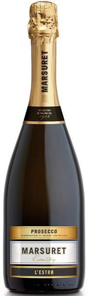 Игристое вино Marsuret L'Estro Prosecco Doc Treviso Extra Dry белое 0.75 (WHS8052439180077) 815787 фото