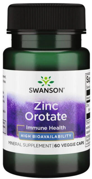 Swanson Zinc Orotate 10mg Оротат цинка 60 вегетарианских капсул 1034705 фото