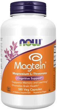 Now Foods Magtein - 180 Veg Capsules 1451271 фото