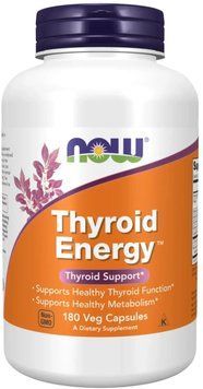 Now Foods Thyroid Energy - 180 Veg Capsules 1451506 фото