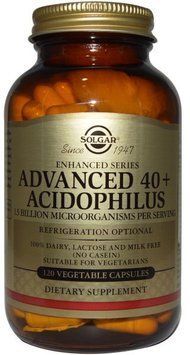 Solgar Advanced 40+ Acidophilus, 120 Veggie Caps Покращений ацидофилус 40+ 466147 фото