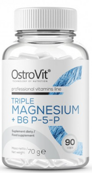 Ostrovit Magnesium Triple + B6 P-5-P 90 caps / 30 servings 1028568 фото