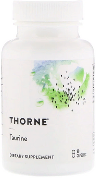 Thorne Research, Taurine, 90 Vegetarian Capsules (THR-51102) 608412 фото