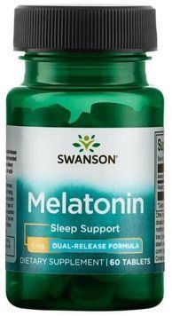 Swanson Ultra Melatonin, Dual Release, 3 mg, 60 Tablets (SWA-02114) 661701 фото