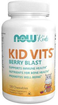 Now Foods Kid Vits 120 таблеток Berry Blast 416757 фото