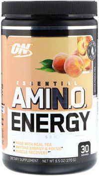 Амінокислота для спорту Optimum Nutrition Essential Amino Energy 270 g /30 servings/ White Peach Tea 418888 фото