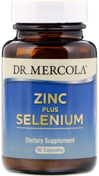 Dr. Mercola, Zinc Plus Selenium Цинк плюс Селен 90 капсул 799130 фото