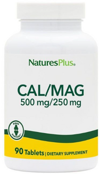 Nature's Plus Cal/Mag Кальций и магний 500 мг / 250 мг 90 таблеток 1116316 фото