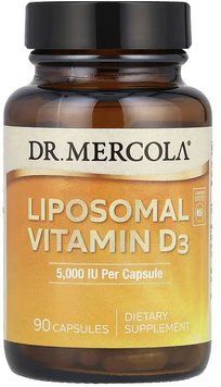 Dr. Mercola Liposomal Vitamin D3 5000 IU - 90 Capsules 1459601 фото