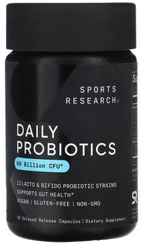 Sport Research Daily Probiotics with Prebiotics 60 Billion CFU - 30 veggie capsules 1457508 фото