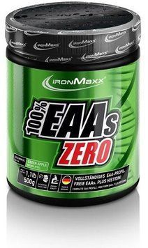 Амінокислота для спорту IronMaxx 100% EAAs Zero 500 g / 33 servings / Green Apple 667286 фото