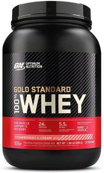 Протеин Optimum Nutrition 100% Whey Gold Standard 899 g / 29 servings / Strawberry & Cream 586007 фото
