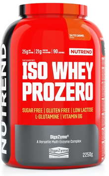 Nutrend Iso Whey ProZero 2250 g / 90 servings / salted caramel 1101888 фото