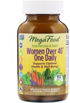MegaFood Women Over 40 One Daily 90 Tabs Мультівітаміни для жінок 552259 фото
