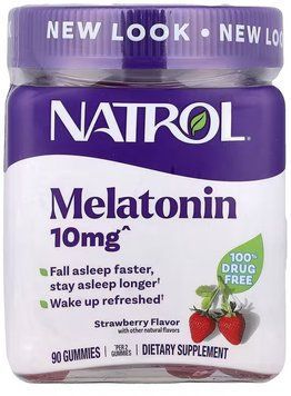 NATROL Melatonin 10mg - 90 gummies 1456271 фото