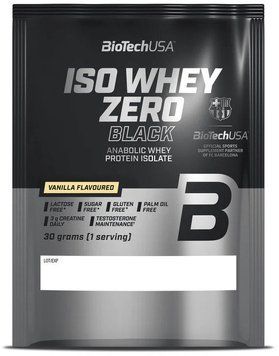 BiotechUSA Iso Whey Zero Black 30 g Vanilla 1478319 фото