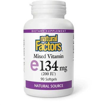 Natural Factors Mixed Vitamin E 134 mg (200 IU) - 90 softgels 1455937 фото