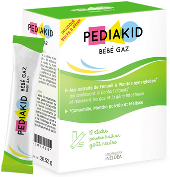 Pediakid Bebe Gaz Допомога при метеоризмі у дітей 12 шт 1091409 фото